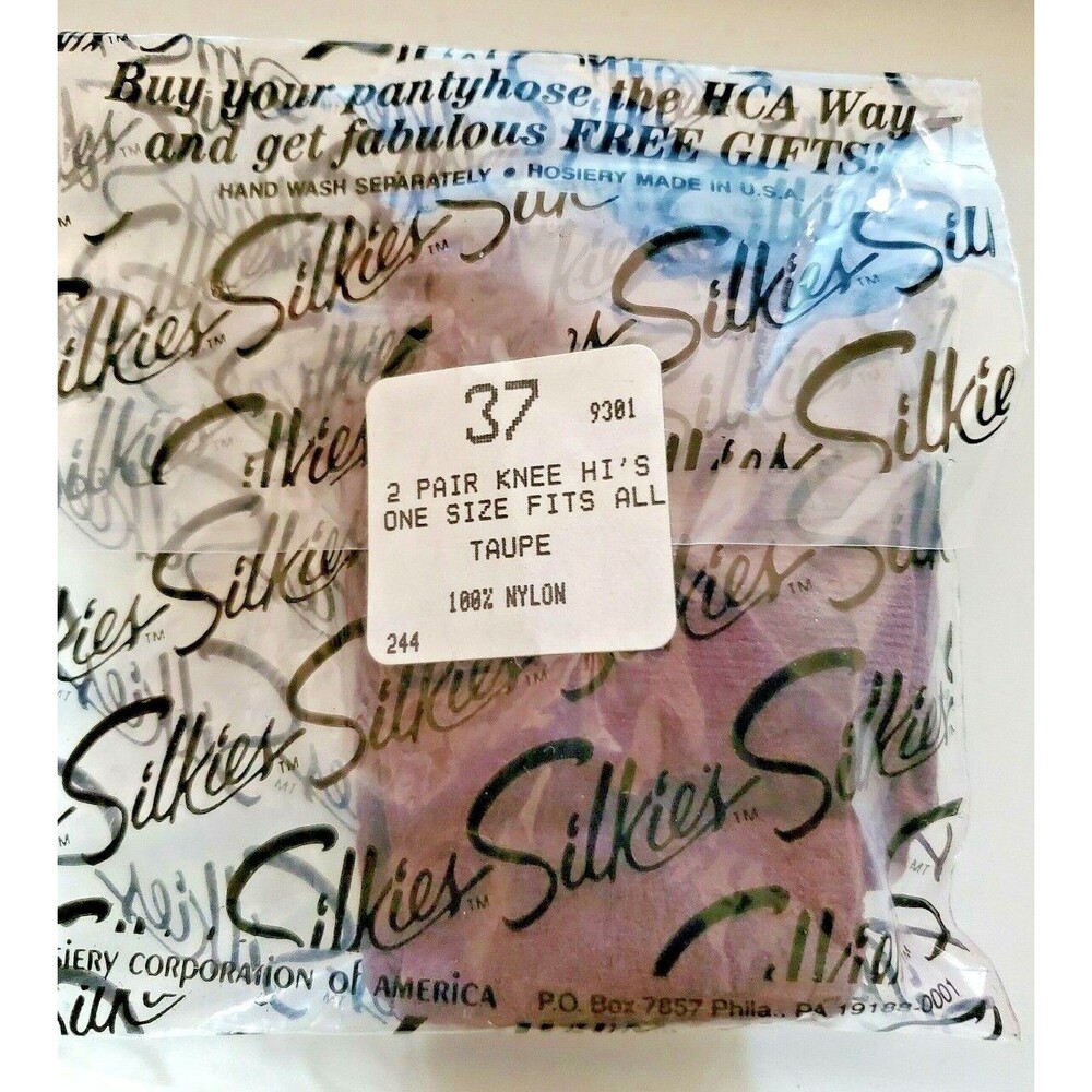 Silkies Knee Hi's Stockings ( 2 pair/package )  Taupe #37
